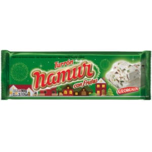 4 Turrones Namur con Frutas x 90g